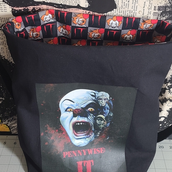 Pennywise horror tote bag handmade - Picture 6 of 6
